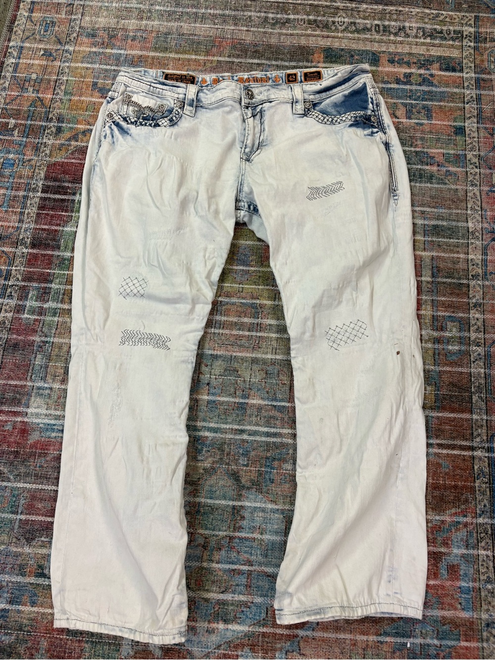 Rock Revival Men’s Jeans- Sz. 42x32”